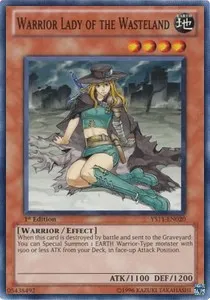 Warrior Lady of the Wasteland from Starter Deck: Dawn of the Xyz - Yu-Gi-Oh!