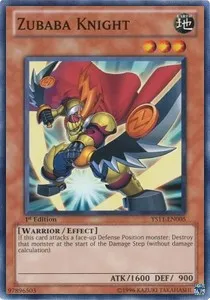 Zubaba Knight — Starter Deck: Dawn of the Xyz — Yu-Gi-Oh!