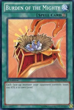 Burden of the Mighty — Starter Deck: Xyz Symphony — Yu-Gi-Oh!