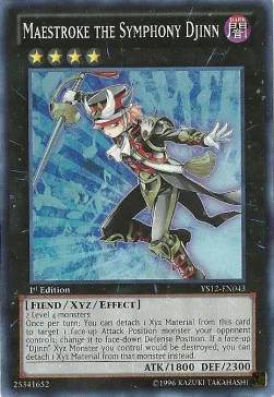 Maestroke the Symphony Djinn from Starter Deck: Xyz Symphony - Yu-Gi-Oh!