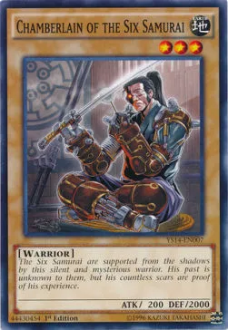 Chamberlain of the Six Samurai — Super Starter: Space-Time Showdown — Yu-Gi-Oh!