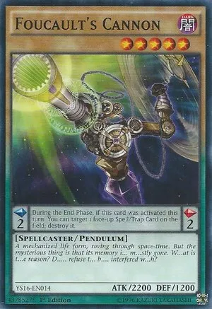 Foucault's Cannon — Starter Deck: Yuya — Yu-Gi-Oh!