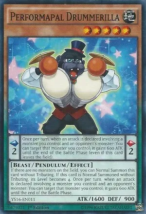 Performapal Drummerilla — Starter Deck: Yuya — Yu-Gi-Oh!