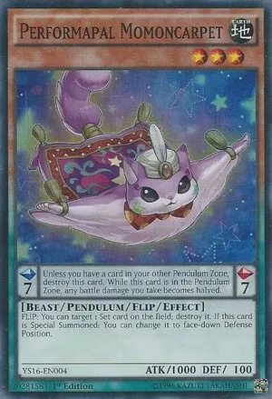 Performapal Momoncarpet — Starter Deck: Yuya — Yu-Gi-Oh!