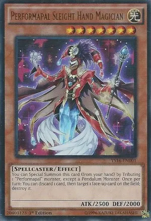 Performapal Sleight Hand Magician — Starter Deck: Yuya — Yu-Gi-Oh!