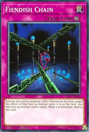 Fiendish Chain from Starter Deck: Link Strike - Yu-Gi-Oh!