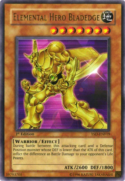 Elemental HERO Bladedge — Starter Deck: GX 2006 — Yu-Gi-Oh!