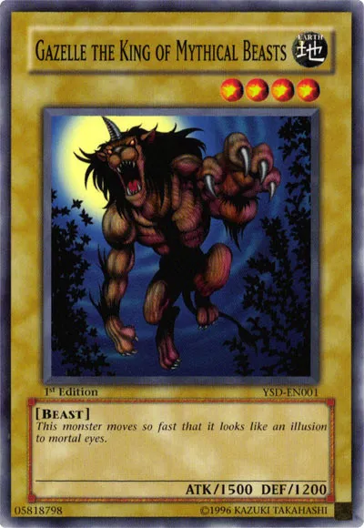 Gazelle the King of Mythical Beasts — Starter Deck: GX 2006 — Yu-Gi-Oh!