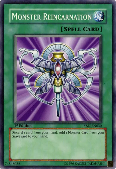 Monster Reincarnation — Starter Deck: GX 2006 — Yu-Gi-Oh!