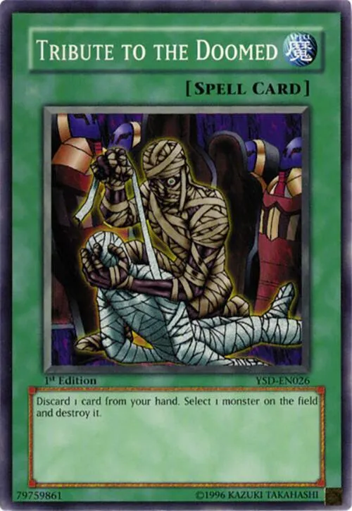 Tribute to the Doomed — Starter Deck: GX 2006 — Yu-Gi-Oh!