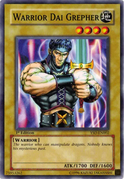 Warrior Dai Grepher — Starter Deck: GX 2006 — Yu-Gi-Oh!