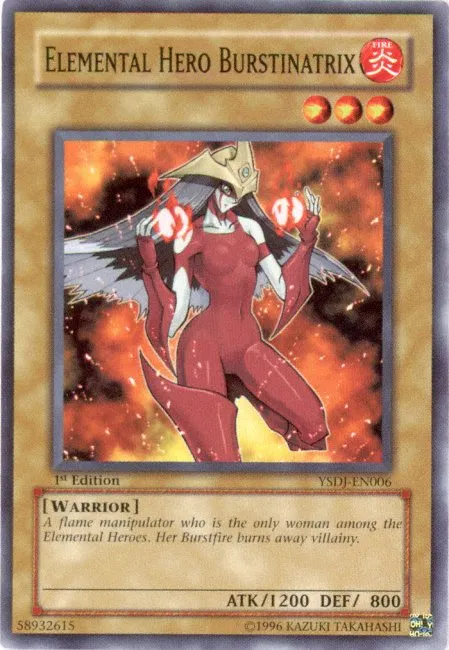 Elemental HERO Burstinatrix — Starter Deck: Jaden Yuki — Yu-Gi-Oh!