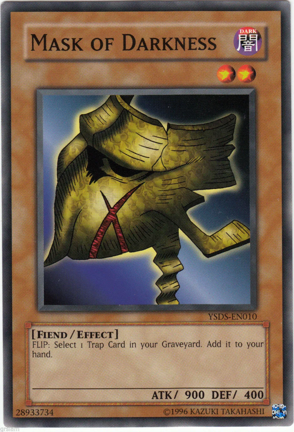 Mask of Darkness — Starter Deck: Syrus - Unlimited — Yu-Gi-Oh!