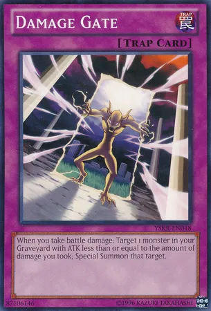 Damage Gate from Starter Deck: Kaiba Reloaded - Unlimited - Yu-Gi-Oh!