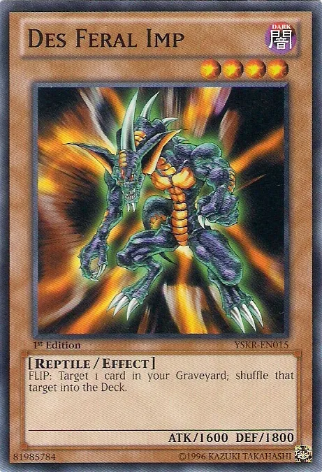 Des Feral Imp — Starter Deck: Kaiba Reloaded — Yu-Gi-Oh!