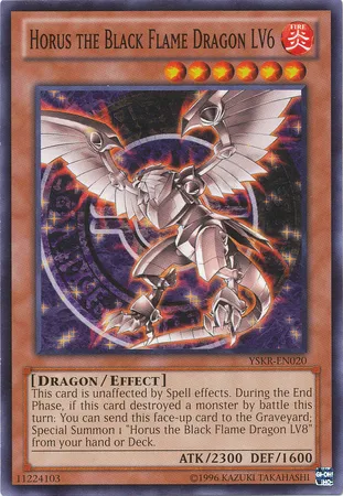 Horus the Black Flame Dragon LV6 — Starter Deck: Kaiba Reloaded - Unlimited — Yu-Gi-Oh!