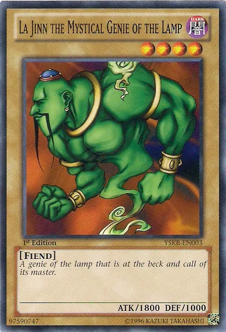 La Jinn the Mystical Genie of the Lamp — Starter Deck: Kaiba Reloaded — Yu-Gi-Oh!