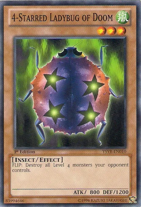 4-Starred Ladybug of Doom — Starter Deck: Yugi Reloaded — Yu-Gi-Oh!