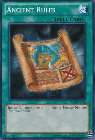 Ancient Rules — Starter Deck: Yugi Reloaded - Unlimited — Yu-Gi-Oh!