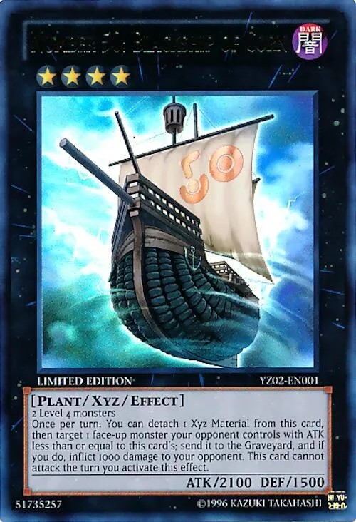 Number 50: Blackship of Corn — ZEXAL Volume 2 promotional card — Yu-Gi-Oh!