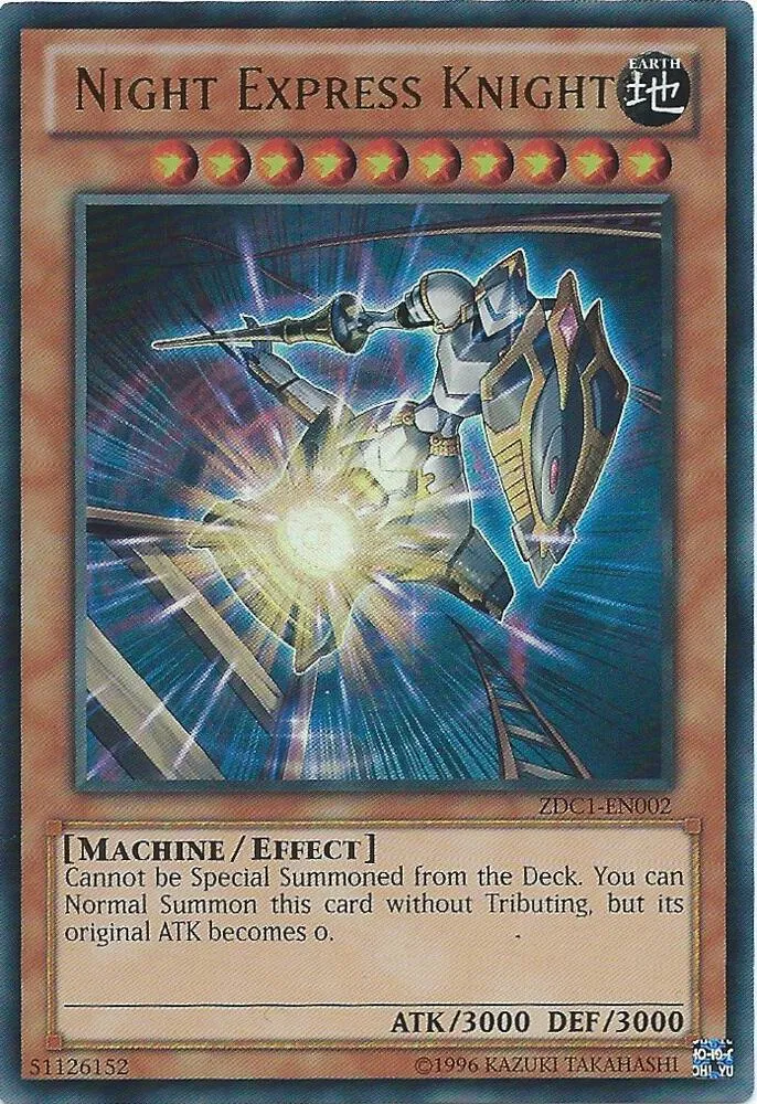 Night Express Knight — ZEXAL World Duel Carnival Promos — Yu-Gi-Oh!