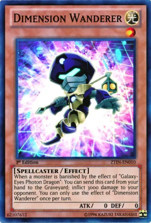 Dimension Wanderer — 2013 Zexal Collection Tin — Yu-Gi-Oh!