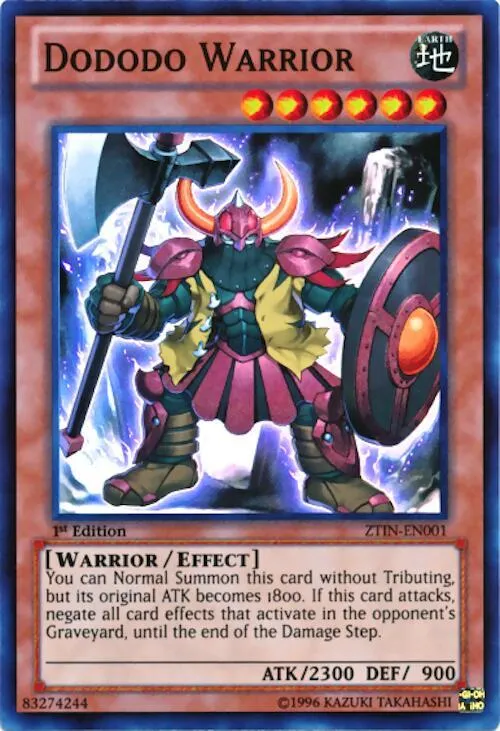 Dododo Warrior — 2013 Zexal Collection Tin — Yu-Gi-Oh!